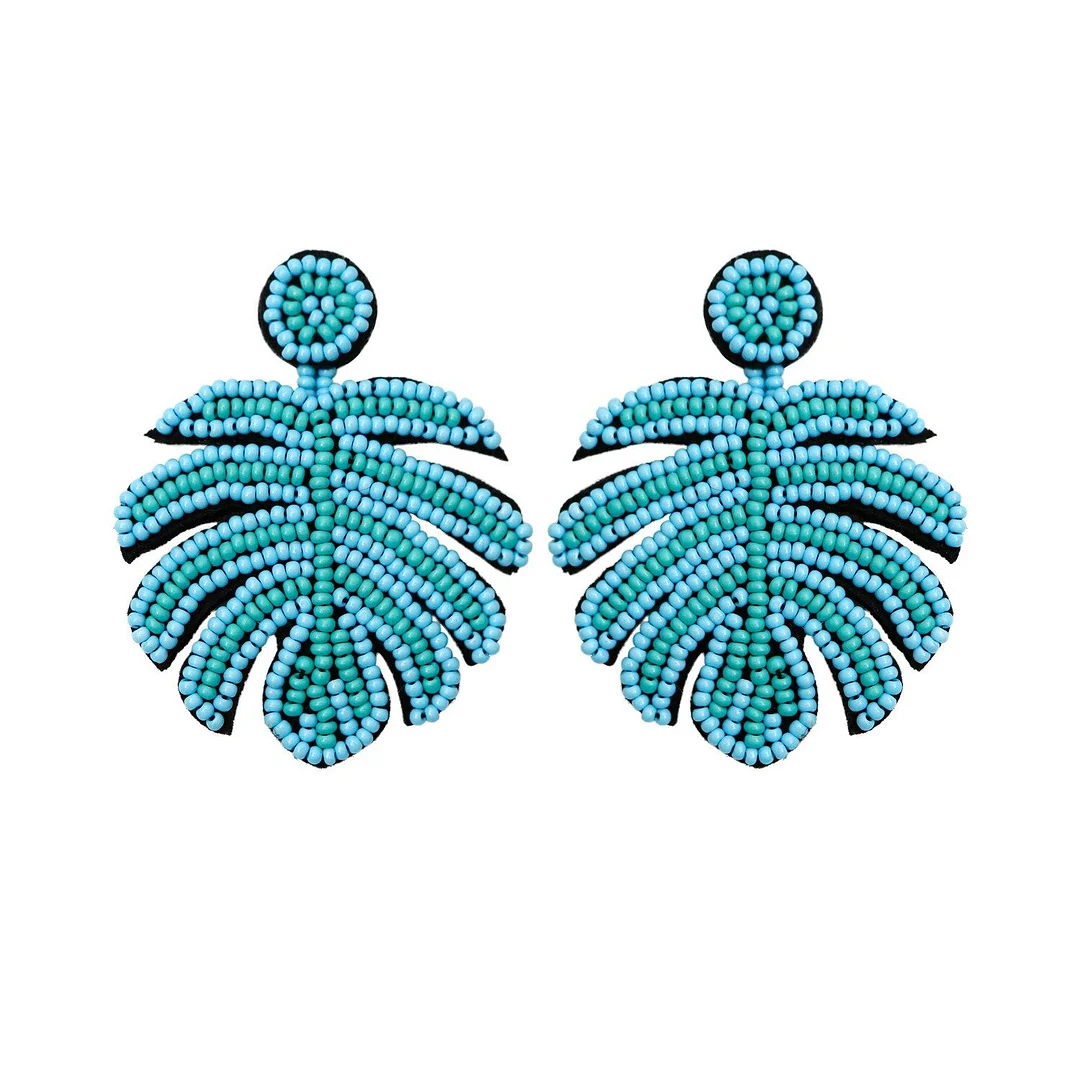 Dvacaman Super Cute Red Margarita Earrings for Women Handmade Statement Beaded Champagne Wine Glass Earrings High Quality Bijoux