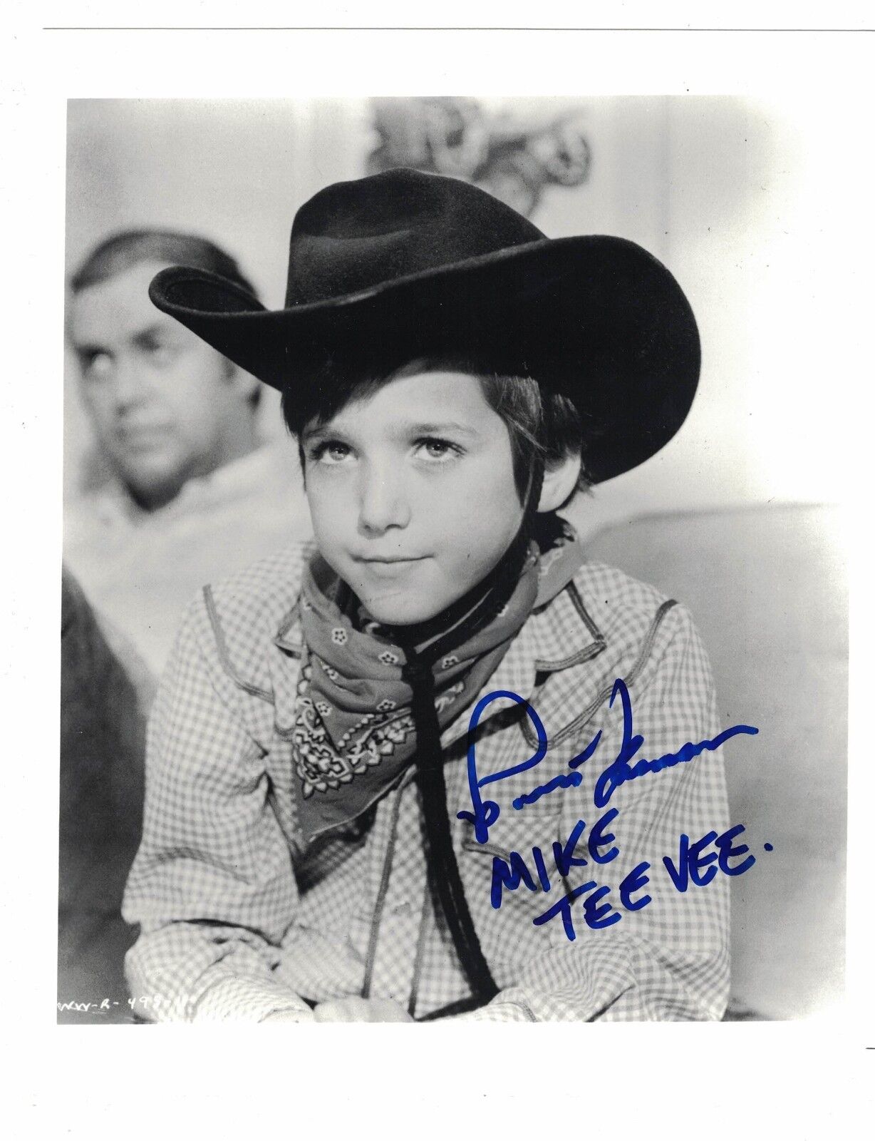 Paris Themmen Mike Tee Vee Willy Wonka Signed 8 x 10