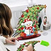 Photo Christmas Tree 5D DIY Diamond Art Tabletop Wood Decorations Ornament Kits