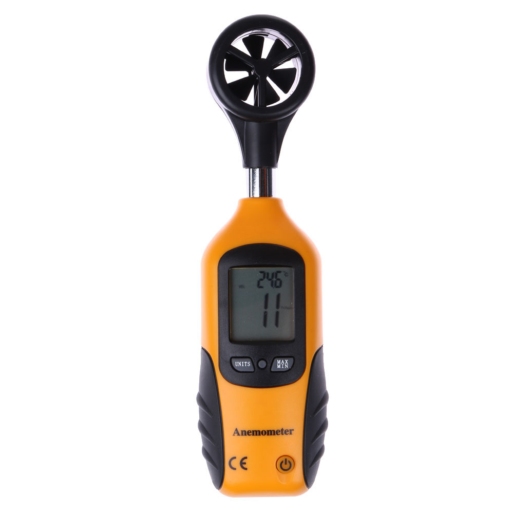 

HT-81 Digital LCD Wind Speed Gauge Anemometer Meter Temperature Thermometer-204519, 501 Original