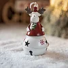 Cute Christmas Tree Snowman Elk Hanging Bells