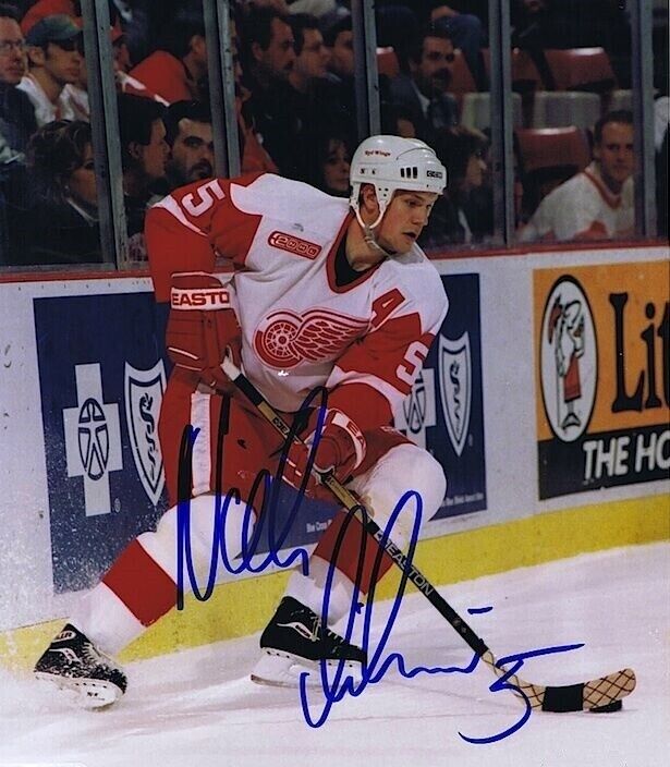 Nicklas Lidstrom Autographed Signed 8x10 Photo Poster painting ( HOF Red Wings ) REPRINT