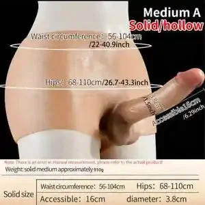 pornhint Pornhint Strap on Lesbian Realistic Silicone Pants Dildo G-Spot Men Penis Sex