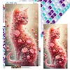 Flowers Cat - Diamond Painting - Full Round Drill (Canvas|40*70cm)
