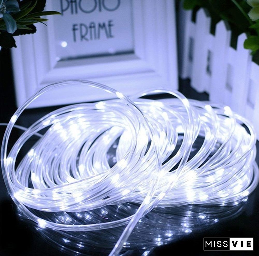 100LED Rope Lights Outdoor, Multi Colored Indoor String Lights with Remote, 8 Modes, Waterproof, 33ft 100LED 50LED USB Powered Fairy Lights for Bedroom, Garden, Patio, Kids Room, Deck, Christmas Decoration