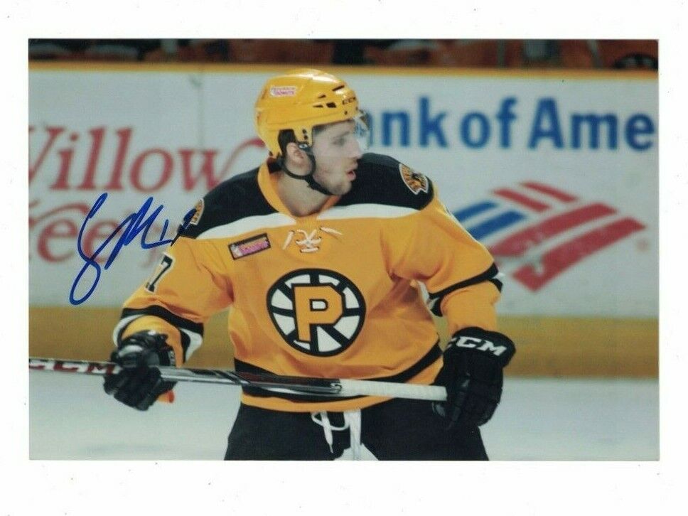 Seth Griffith Providence Bruins Signed 4x6 Hockey Photo Poster painting W/Our COA