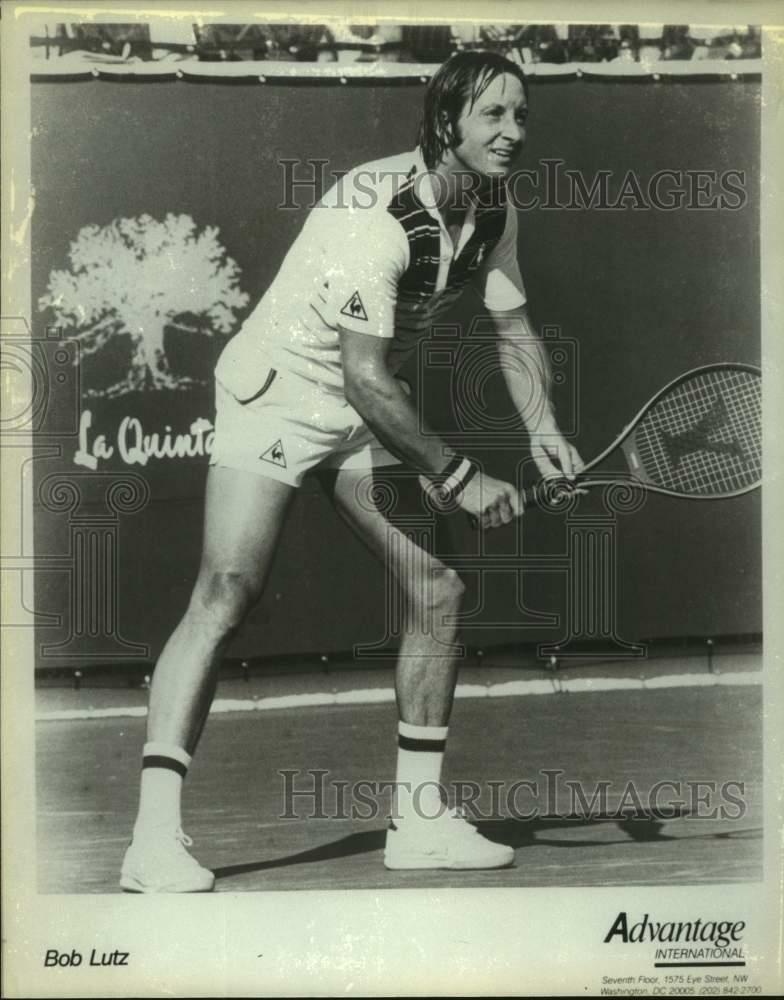 Press Photo Poster painting Four-time U.S. Open doubles tennis champion Bob Lutz - sas14688