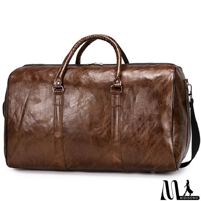 MidiSono - Vintage Strong Durable Large Capacity Waterproof Travel Duffel Bag