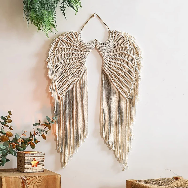 Angel Wings Woven Wall Decor