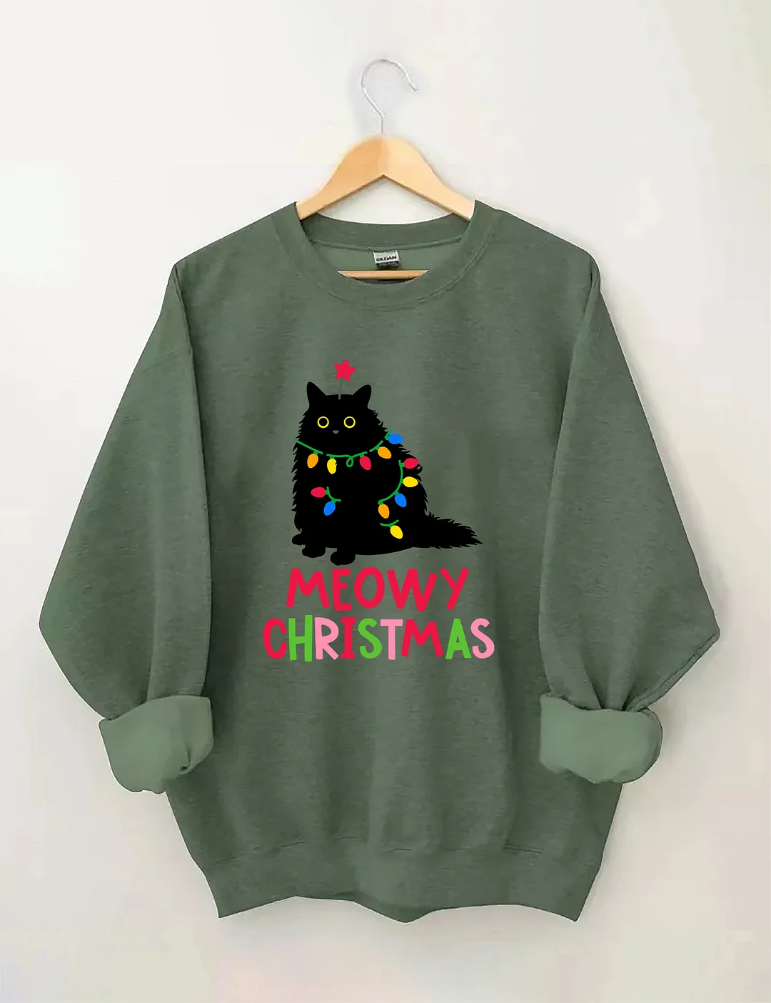 Meowy Christmas Sweatshirt