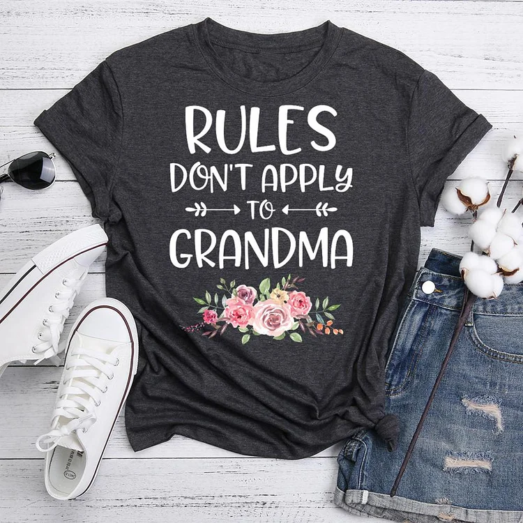 ANB -  Rules don't apply to grandma T-shirt Tee -03687