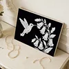 DIY Pearl Painting Bird for Home Wall Decor with Frame(20x30cm) Decor