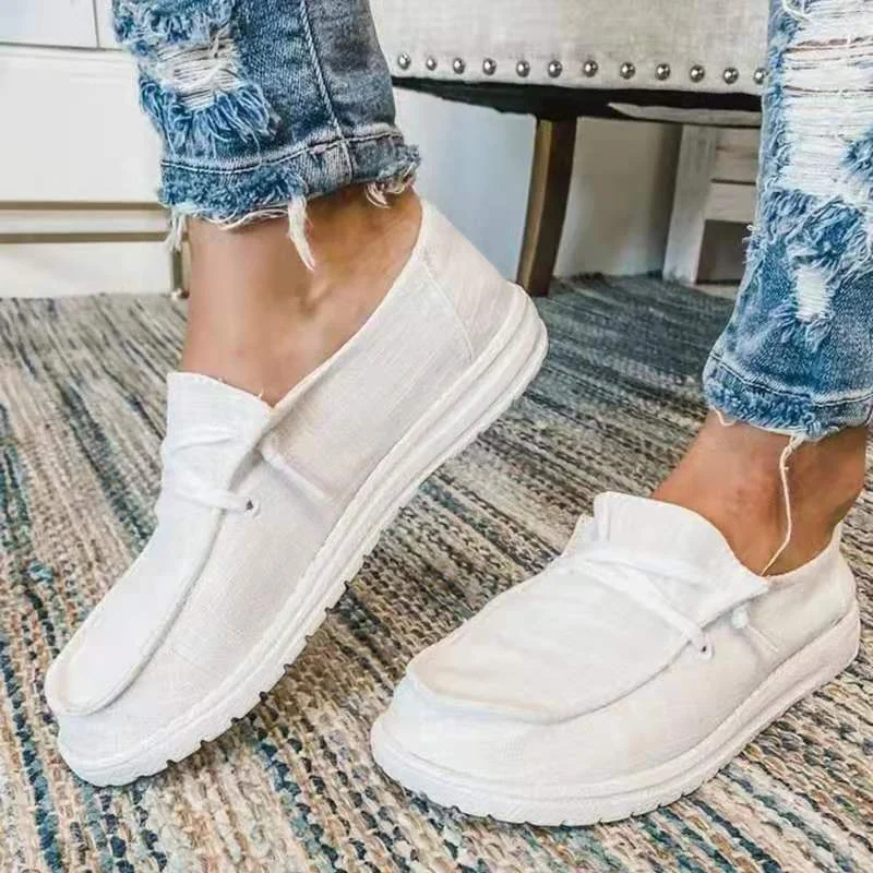 Women plus size clothing Personalized Canvas Casual Shoes-Nordswear