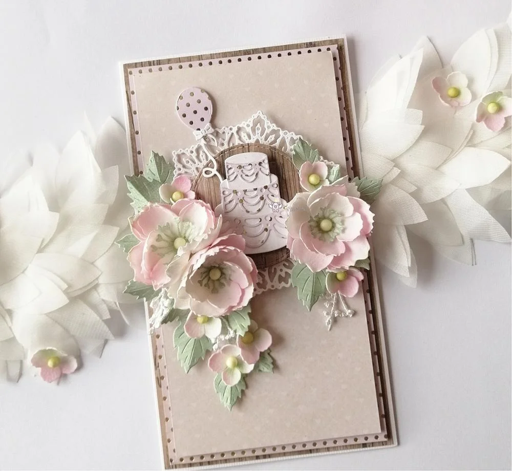 Piggy Craft metal cutting dies cut die mold Balloon number decoration Scrapbook paper craft knife mould blade punch stencils die