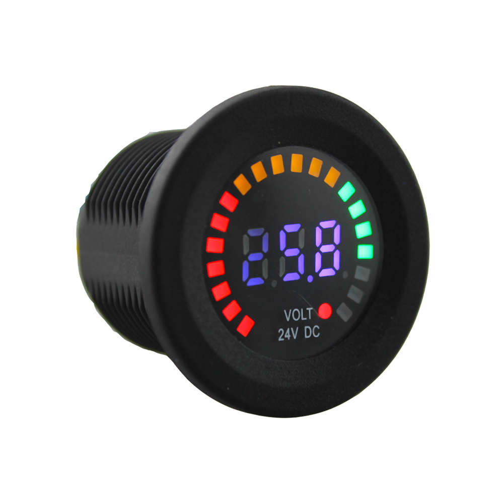 

Digital Voltmeter LED Display Voltage Meter for 12-24V Car Motorcycle Truck, 501 Original