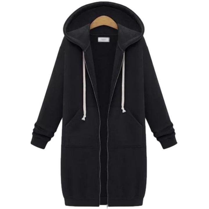  thdmladies Fall Winter Womens Long Hooded Sweatshirt thedmladies