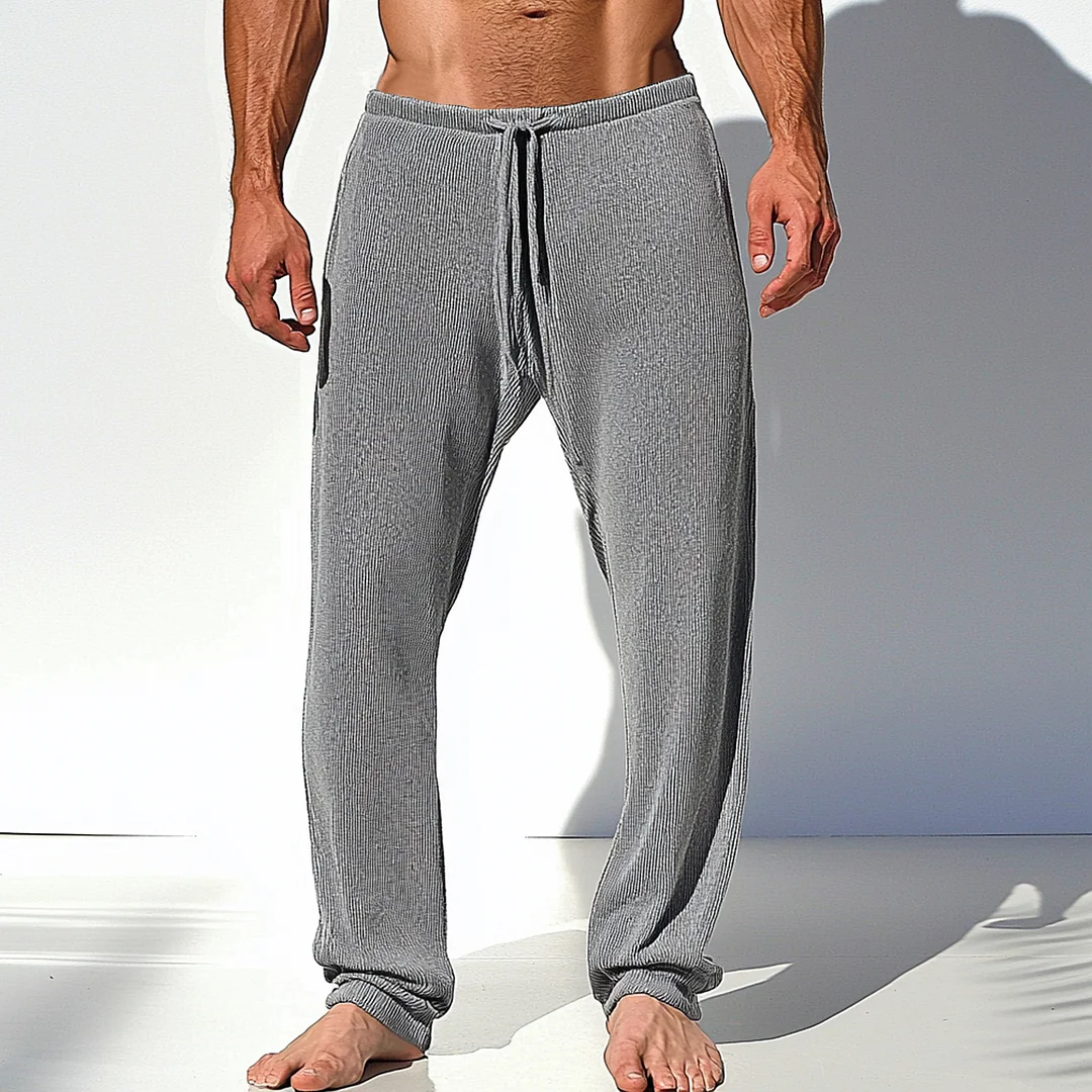 Men's Loose Knit Trousers-inspireuse