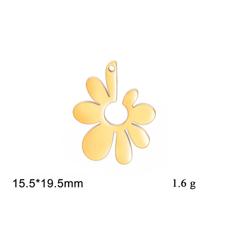 1 Piece 304 Stainless Steel Celtic Knot Maple Leaf Tree Pendant