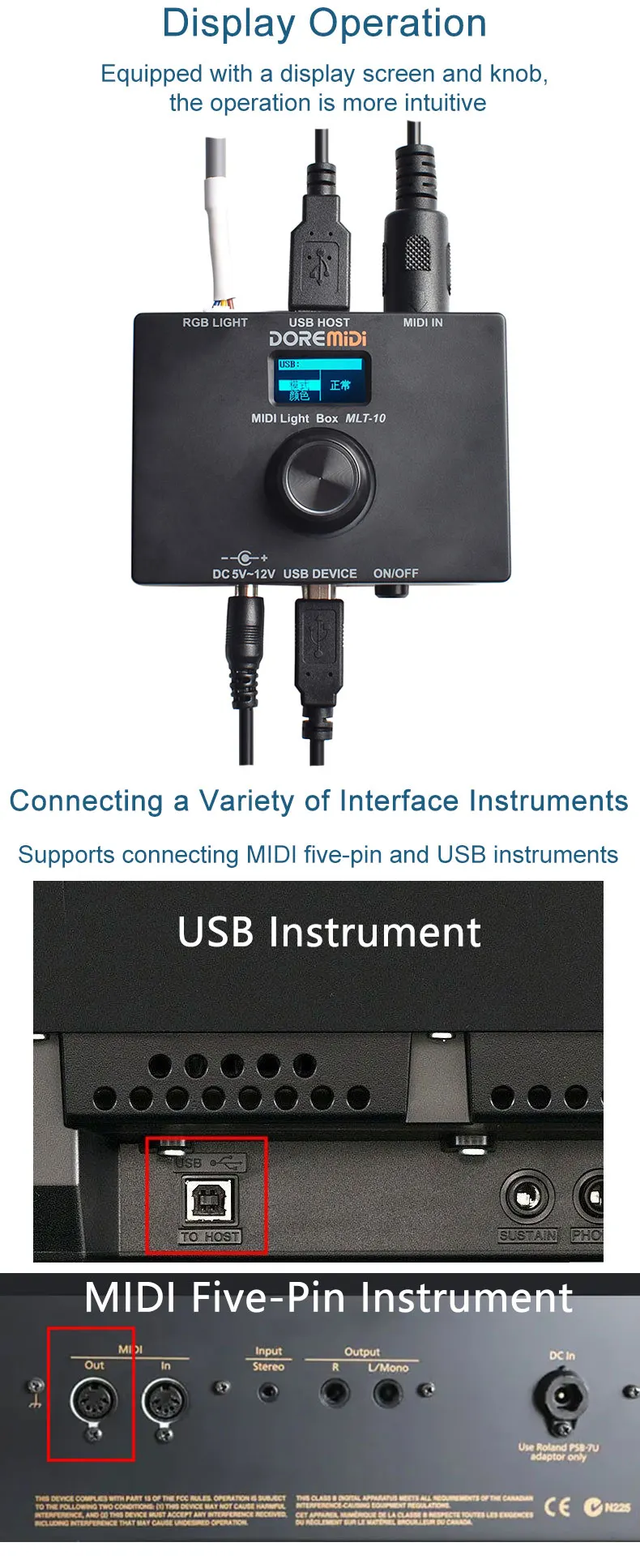 MIDI Light Box MLT-10