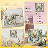 Kits d&rsquo;art color&eacute;s en diamant papillon avec cadre pour adultes, d&eacute;coration int&eacute;rieure 25 cm