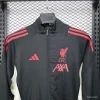 25/26 Liverpool Black Windbreaker (with Inner Lining)