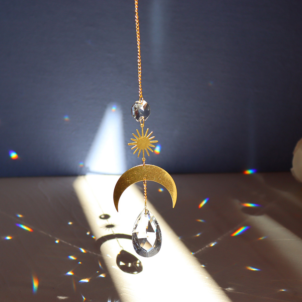 

Sun Moon - Art Crystal Suncatcher, 501 Original