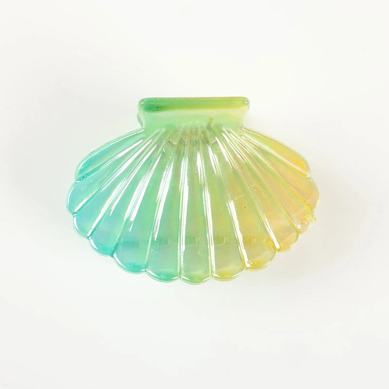 Casual Elegant Lady Women’s Shell Plastic Plating Hair Claws