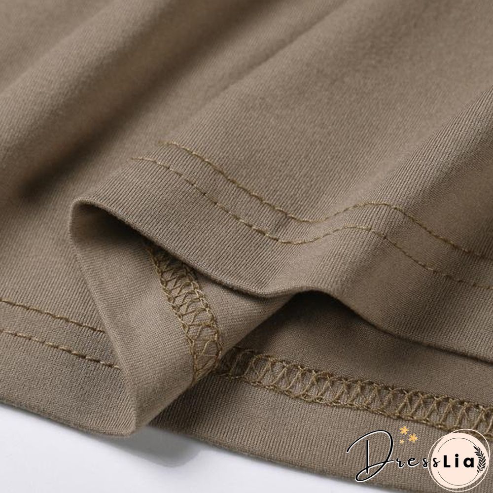 1 Set Simple Outfit Suit Solid Color Autumn Winter Solid Color Vest Coat Pockets Pants Drawstring For Office