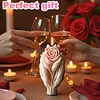 3D Rose Flower Mould Silicone Wave Spiral Candle Mould Reusable Easy To Demold for Wedding Valentine Day DIY Home Decor Gift (Style A)