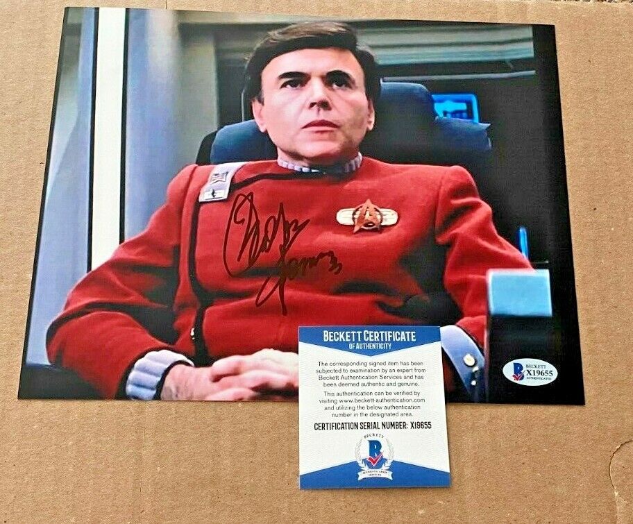 WALTER KOENIG SIGNED STAR TREK 8X10 Photo Poster painting BECKETT CERTIFIED BAS #3