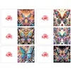 6Pcs papillon-bricolage carte de voeux