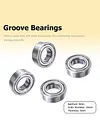 10pcs 688ZZ Ball Bearing Double Shielded High Carbon Steel Deep Groove Bearings