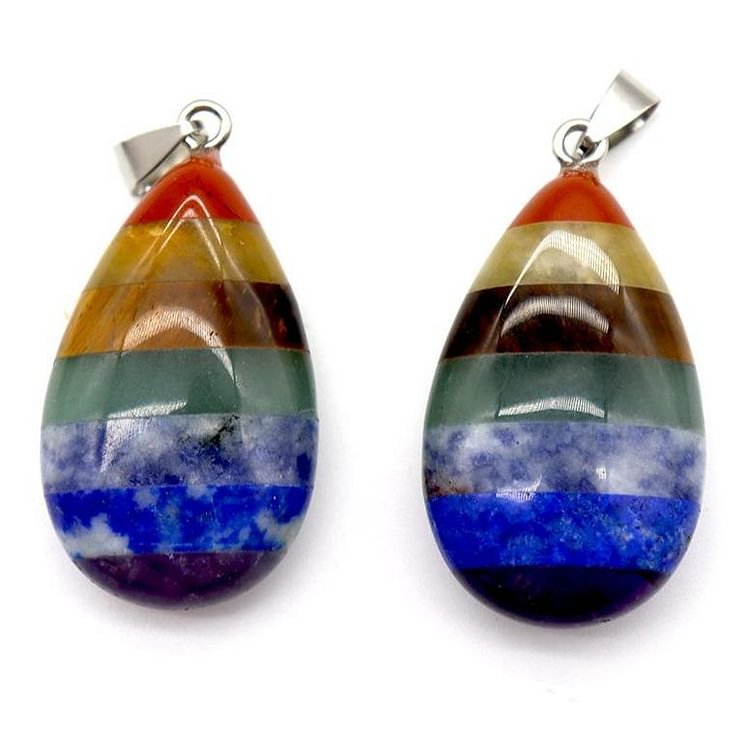 7 Chakra Crystal Stone Pendant