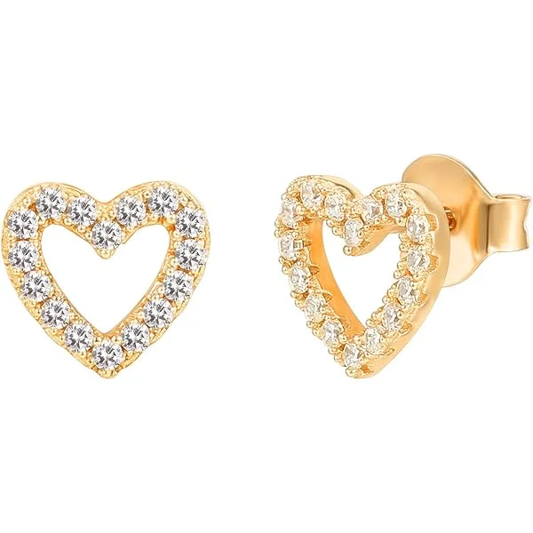Dainty Heart Earrings