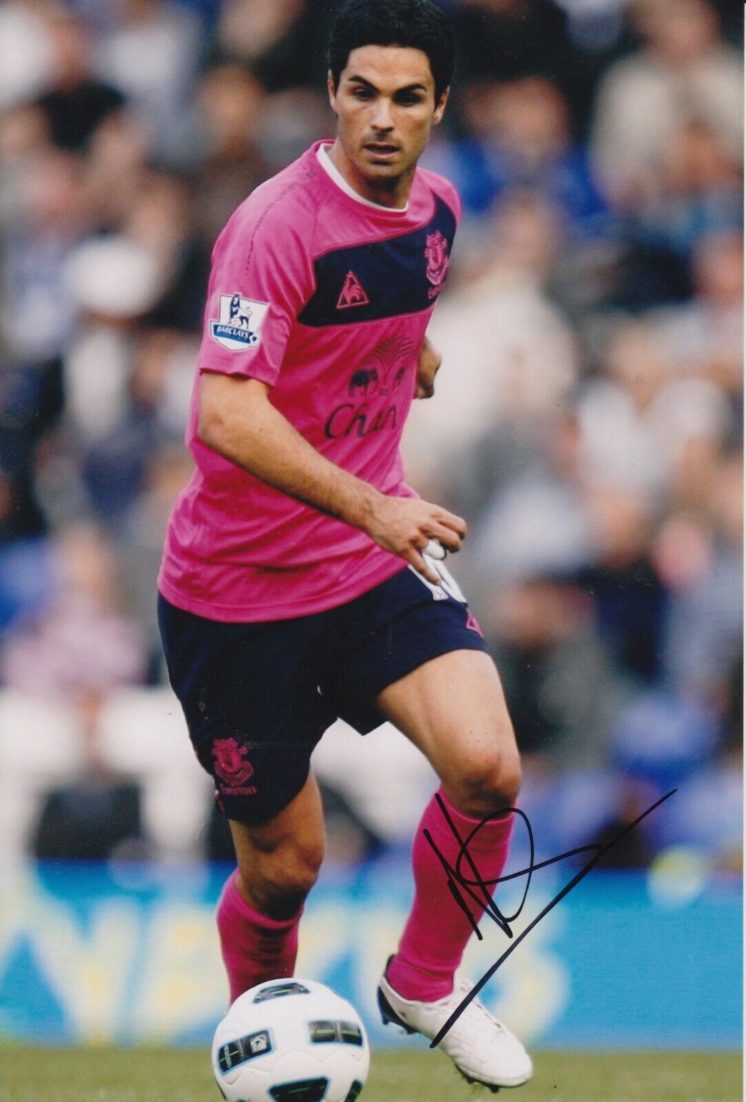 Mikel Arteta Hand Signed 12x8 Photo Poster painting - Everton - Football Autograph 1.