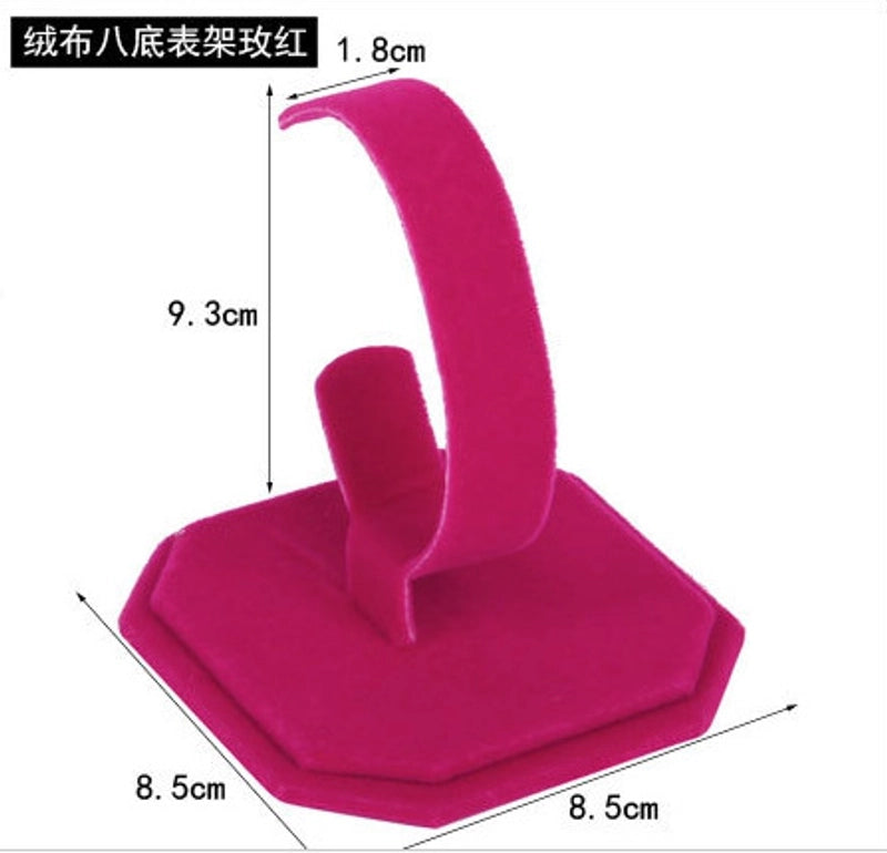 Minimalist C Shape Solid Color Gum Jewelry Rack