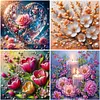 Flower - Round AB Drills Diamond Painting(45x45cm)