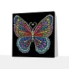 (25x25cm)DIY Butterfly Framed Handmade Pearl Painting Art Craft Kit Living Home Decor