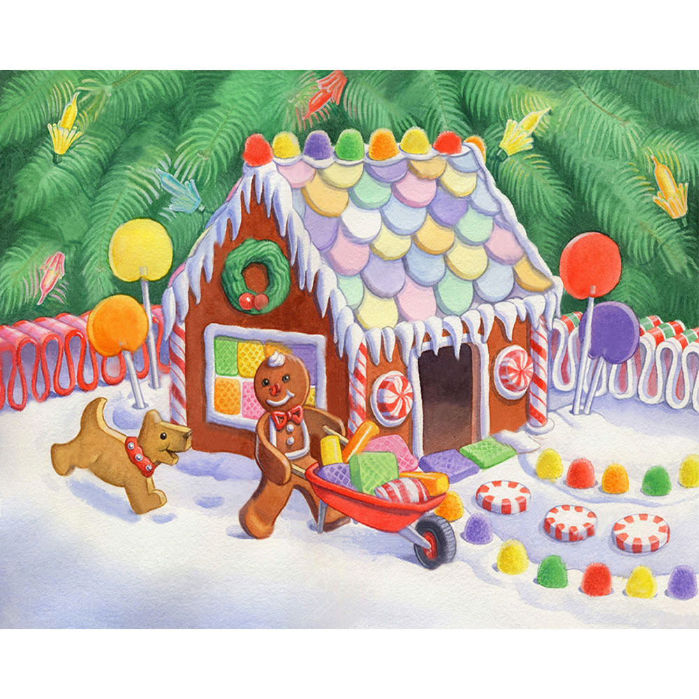 

Candy House - Round Drill Diamond Painting - 40*30CM, 501 Original