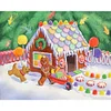 Diamond Painting-Full Round Drill Christmas Candy House