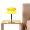 Mid Century Modern Desk Lamps Reusable Intage Dimmable Bedside Small Lamps USB Rechargeable Aesthetic Cute Table Light Unique Home Mushroom Decor