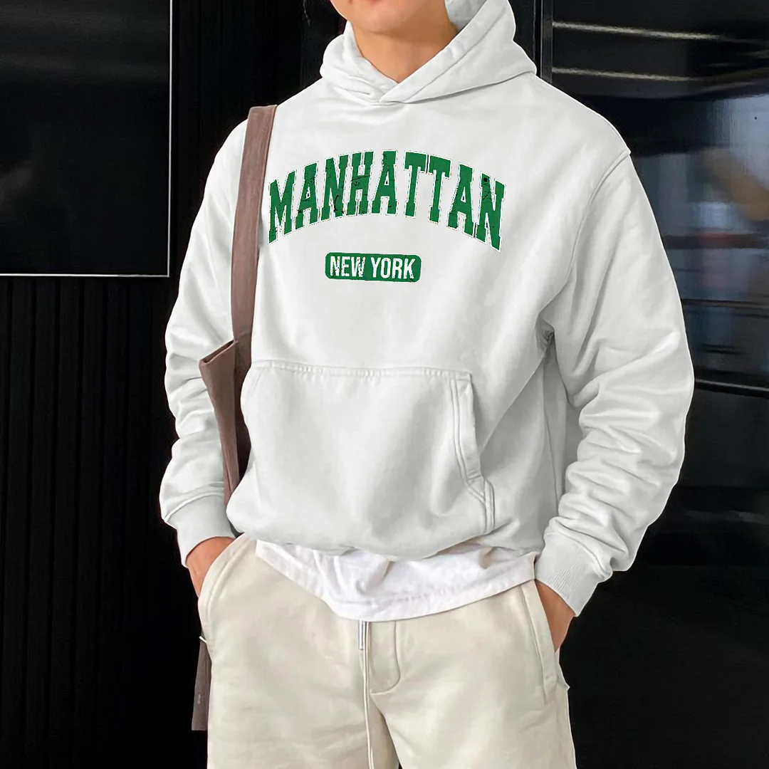 Casual Manhattan Printed Hoodie