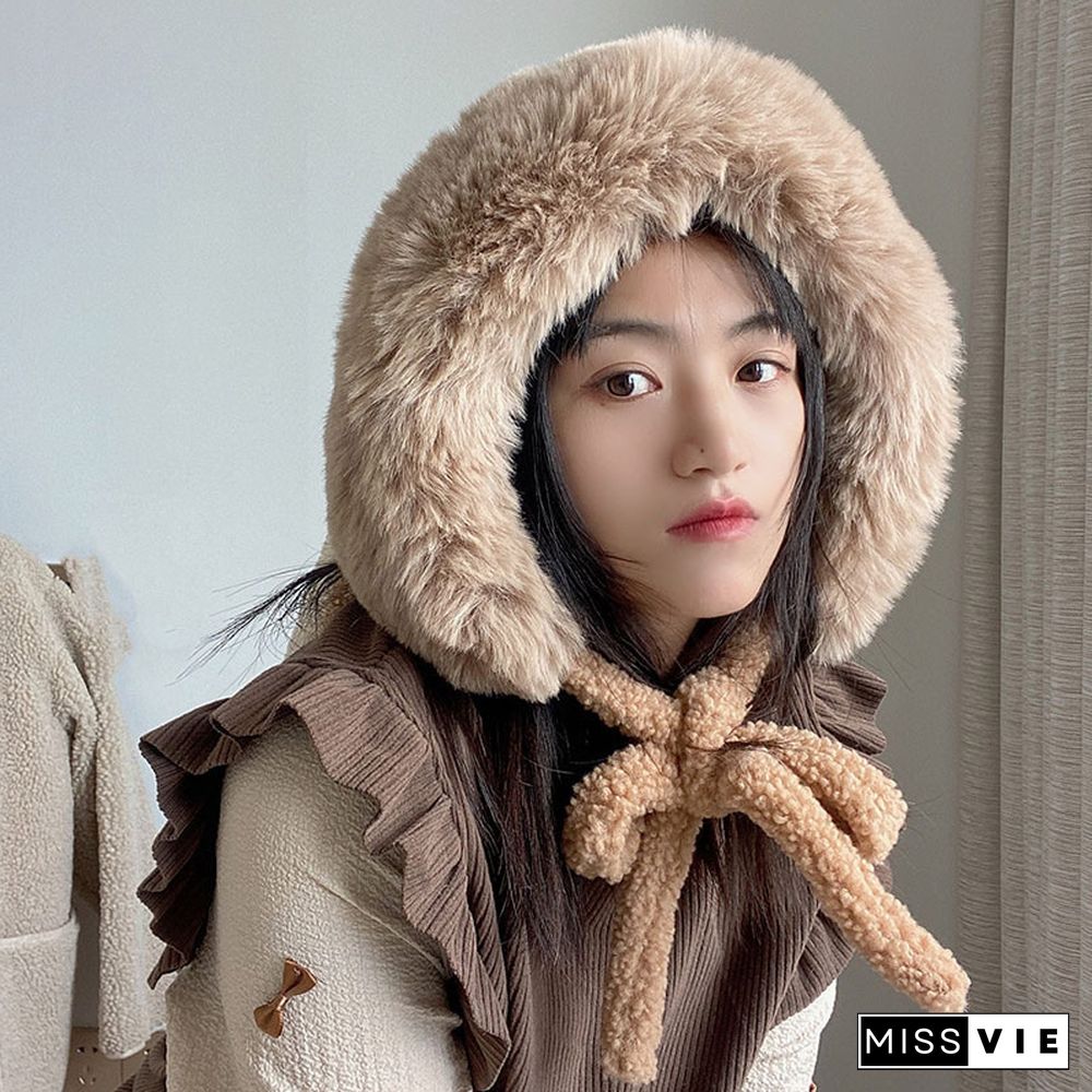 Cartoon Bunny Ears Fleece Hat