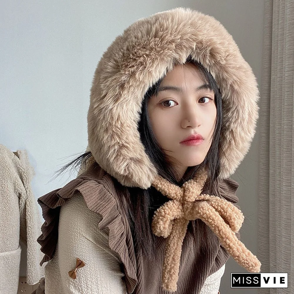 Cartoon Bunny Ears Fleece Hat