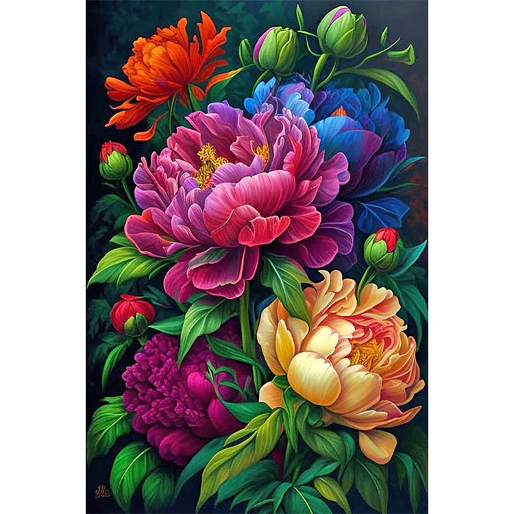 Full Round Diamond Painting - Flowers And Plants 40*60CM