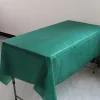 5PCS Rectangle 137 x 274cm Colorful Party Disposable PE Tablecloth 