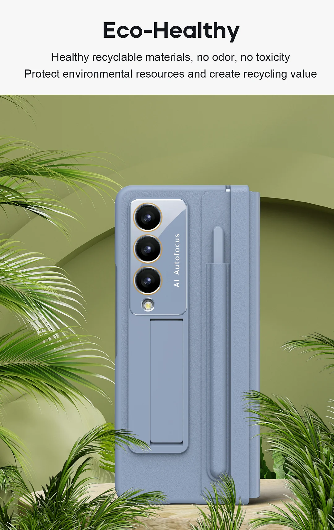 Suitable for Samsung Z Fold5/4 mobile phone case telescopic hinge pen slot with pen shell film folding screen anti-fall protective cover