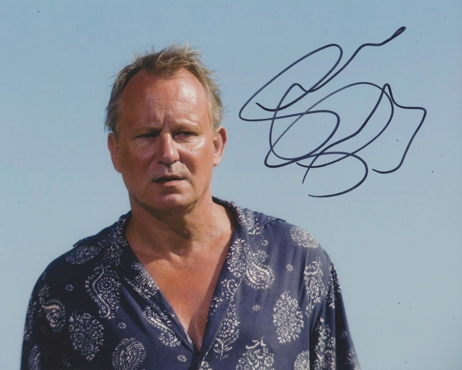 Stellan Skarsgard Signed Mamma Mia 10x8 Photo Poster painting AFTAL