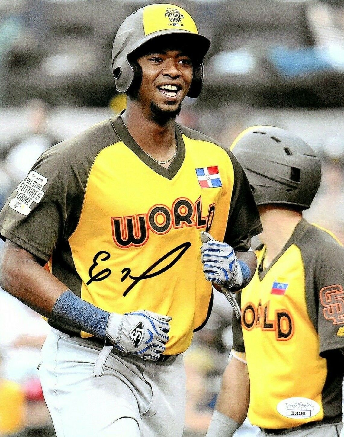 Eloy Jimenez Chicago White Sox top prospect signed auto 8x10 Photo Poster painting FUTURES JSA!!