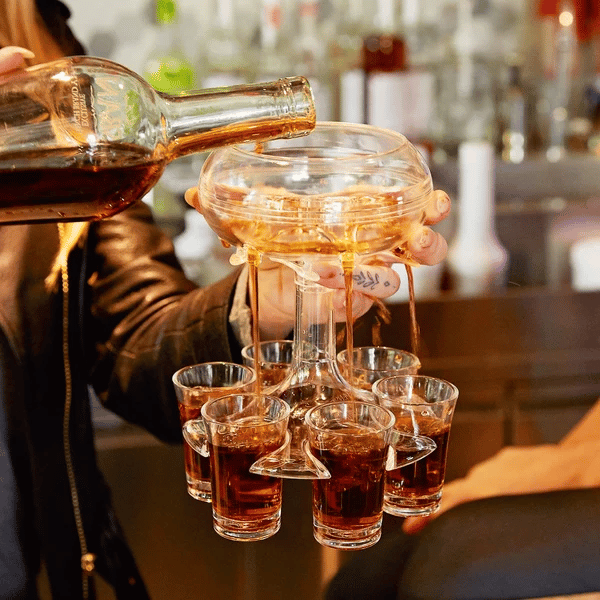 (🌲Early Christmas Sale- SAVE 60% OFF)-🥂6 Shot Glass Dispenser and Holder